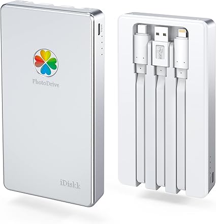 iDiskk 4TB App-le Certified External Hard Drive for iPhone iPad